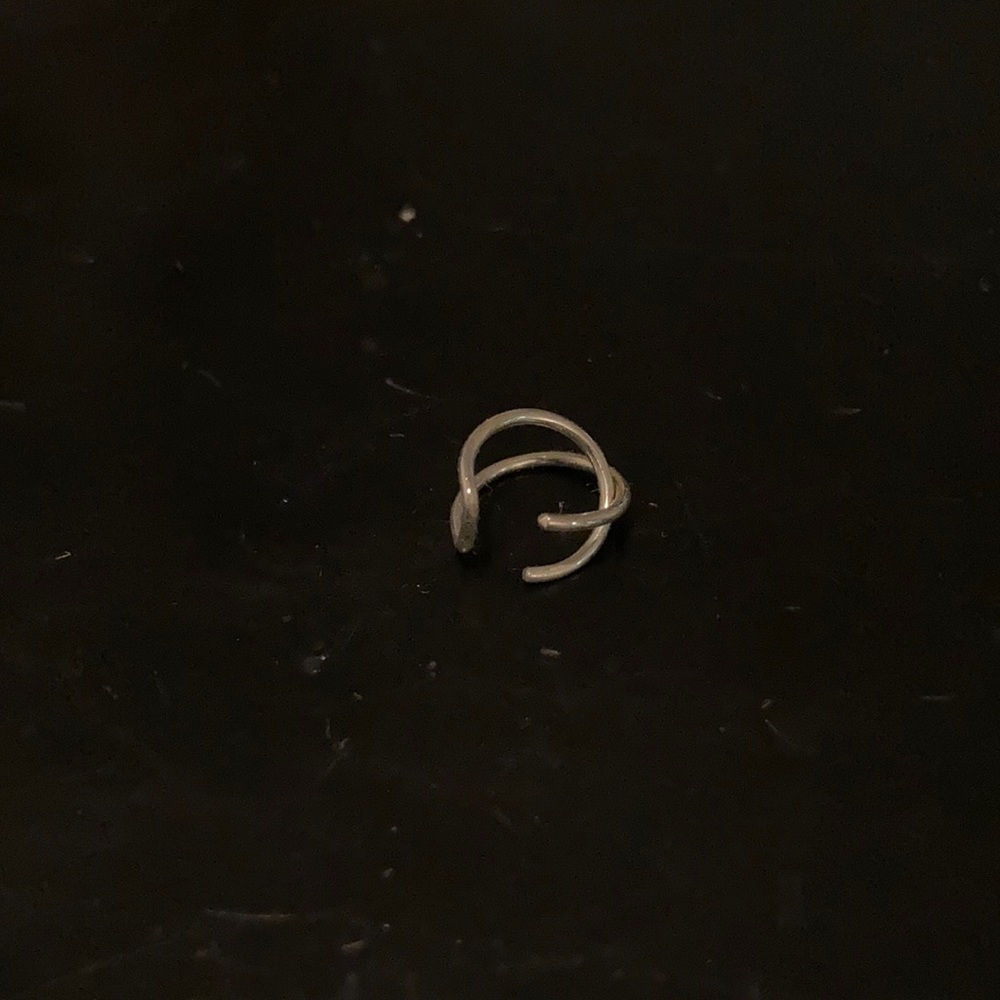 Silver Ear Cuff